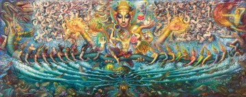 仏教徒 Painting - 乳海の撹拌 CK仏教
